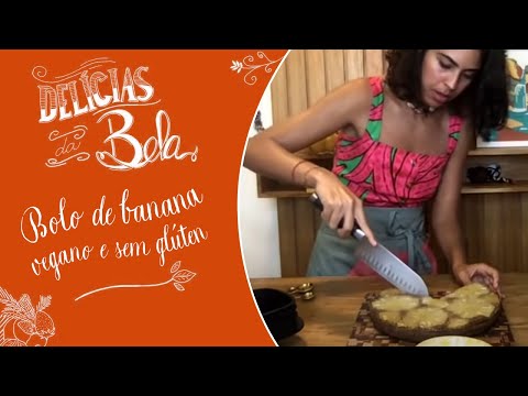 Bolo de banana (com casca) vegano e sem glúten thumbnail