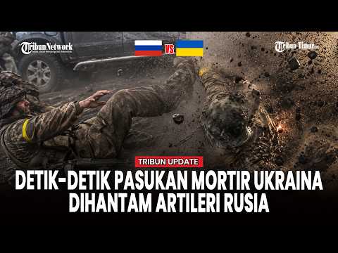 Detik-Detik Mortir Bergerak Ukraina Dihantam Artileri Rusia, Ledakan Hempaskan Tentara thumbnail