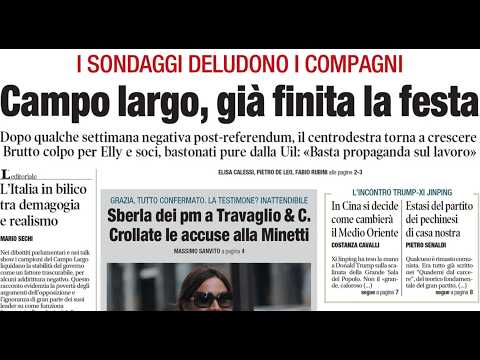 RASSEGNA STAMPA 15 MAGGIO 2026. QUOTIDIANI NAZIONALI ITALIANI  PRIME PAGINE DEI GIORNALI DI OGGI thumbnail