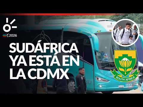 Sudáfrica YA ESTÁ en la Ciudad de México para inaugurar el Mundial 2026 con la selección mexicana thumbnail