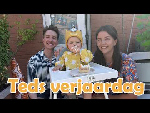 Ted wordt 1 jaar! feestje, cadeaus & voor het eerst taart thumbnail