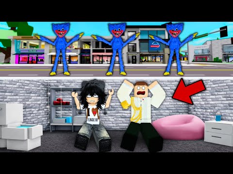 We Built a BUNKER to HIDE from HUGGY WUGGY! sa BROOKHAVEN! (ROBLOX RP TAGALOG) thumbnail