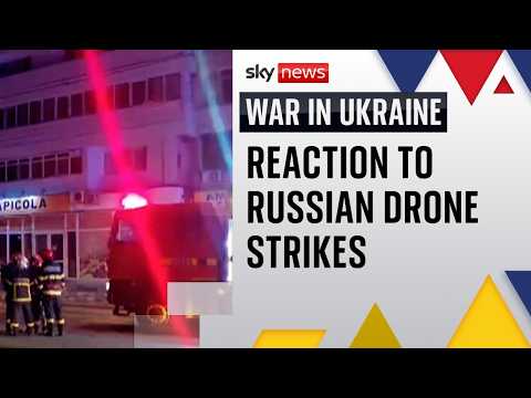 How has Moscow reacted to the Russian drone strikes on Romania? thumbnail