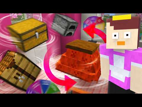 おかんの家の家具が全部回転しだすドッキリ！【まいくら / マインクラフト】 thumbnail