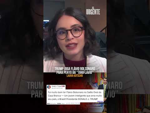 Donald Trump joga Flávio Bolsonaro para perto do “Tariflávio” thumbnail