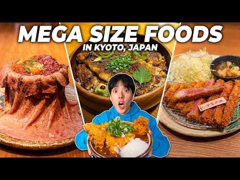 I Tried MONSTER SIZED Foods in Kyoto, Japan! thumbnail