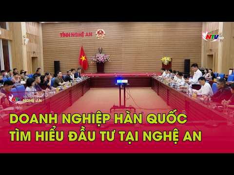 Doanh nghiệp Hàn Quốc tìm hiểu đầu tư tại Nghệ An thumbnail
