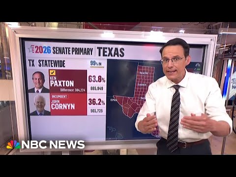 Kornacki: You don't see incumbents ‘lose by this kind of margin every day' after Cornyn defeat thumbnail
