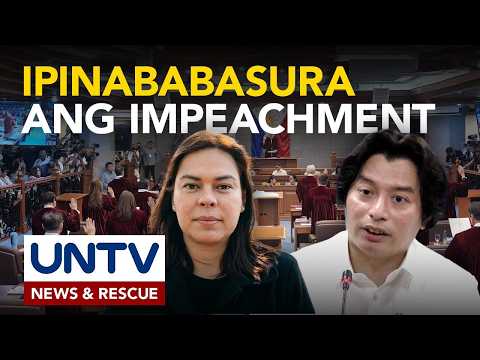 Pagbabasura sa articles of impeachment, hiniling ng kampo ni VP Sara thumbnail