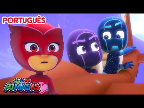 O Vôo do Ninja 🌙  PJ Masks em Português episódios completos 🦸 Desenhos animados thumbnail