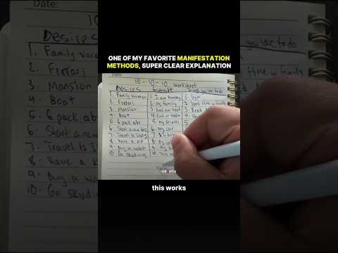 One of My Favorite Manifestation Methods, Super Clear Explanation. thumbnail