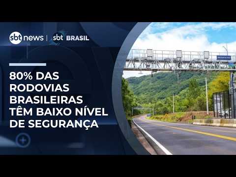 Apenas 20% das rodovias brasileiras têm alto nível de segurança, mostra estudo | #SBTBrasil thumbnail