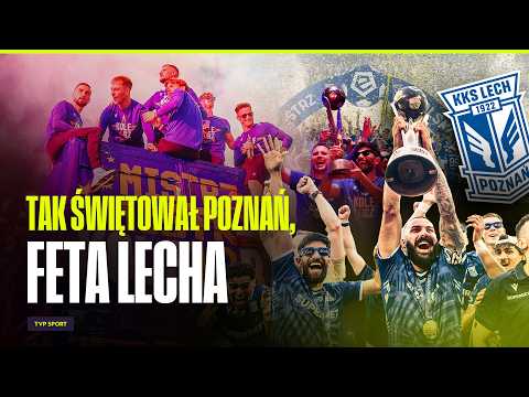 CAŁY POZNAŃ ŚWIĘTOWAŁ MISTRZA! KULISY FETY LECHA thumbnail