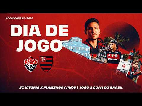 ? AO VIVO: VITÓRIA x FLAMENGO x  | PRÉ-JOGO + NARRAÇÃO | COPA DO BRASIL (14/05/26) thumbnail