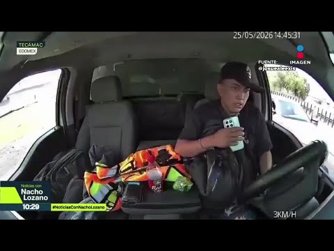 Así robaron una camioneta que transportaba relojes de lujo en Circuito Exterior Mexiquense thumbnail