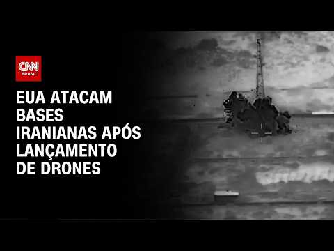 Guerra no Irã: EUA atacam bases iranianas após lançamento de drones | AGORA CNN thumbnail