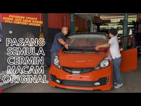 Honda Jazz Convert FULL MUGEN | Tugas kita harini pasang cermin buat sebiji macam Original!  thumbnail