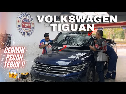 VW TIGUAN TUKAR CERMIN DEPAN | PECAH TERUK TERKENA OBJECT DI ATAS HIGHWAY thumbnail