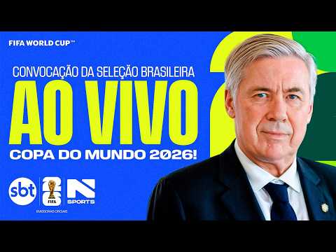 ? AO VIVO: CONVOCAÇÃO DA SELEÇÃO BRASILEIRA | VEJA A LISTA DO ANCELOTTI PARA A COPA DO MUNDO 2026! thumbnail