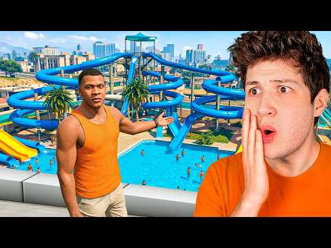 FRANKLIN es DUEÑO de un PARQUE ACUÁTICO en GTA 5! 💵🛝 (Mods) thumbnail