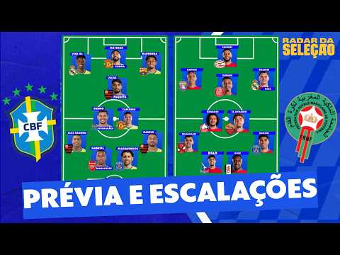 BRASIL X MARROCOS: ESCALAÇÕES, PALPITES E PRÉVIA DA ESTREIA NA COPA thumbnail