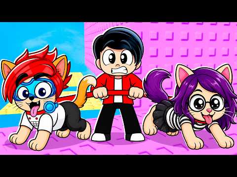 JUGAMOS la TORRE TROLL de GATOS en Roblox con MI FAMILIA | Karim Juega thumbnail