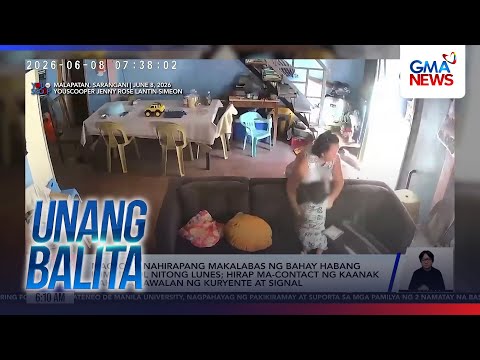 Maglola, nahirapang makalabas ng bahay habang lumilindol nitong Lunes | Unang Balita thumbnail