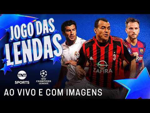 ROBERTO CARLOS, CAFU, FIGO, FALCÃO E MAIS CRAQUES EM CAMPO! JOGO DAS LENDAS DA CHAMPIONS COM IMAGENS thumbnail
