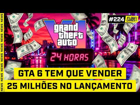 GTA 6 TEM QUE VENDER 25 MILHÕES NO LANÇAMENTO SENÃO SERIA UM DESASTRE E SWITCH 2 MAIS CARO #FGN #224 thumbnail