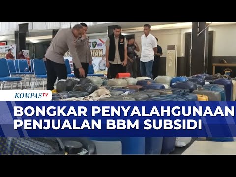 Bongkar Dugaan Penyalahgunaan, Polisi Sita Jerigen Berisi Pertalite | KOMPAS SIANG thumbnail
