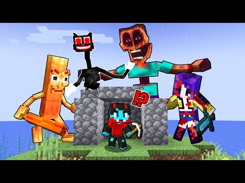 Island with Every Horror Mod!! Minecraft thumbnail