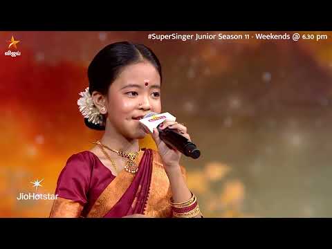 Inji Idupazhagi Song by #Mithran #Sourabi 😍❤️ | Super Singer Junior 11 | Episode Promo thumbnail