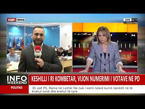 Vijon numërimi i votave në PD, raporton gazetari Enkel Xhangoli thumbnail
