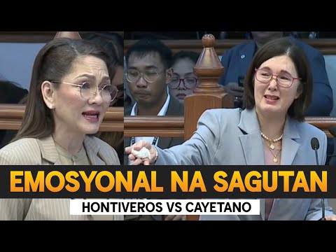 'Napakasakit para sa aming lahat na nandito'; emosyonal na sagutan nina Pia at Risa sa plenaryo thumbnail