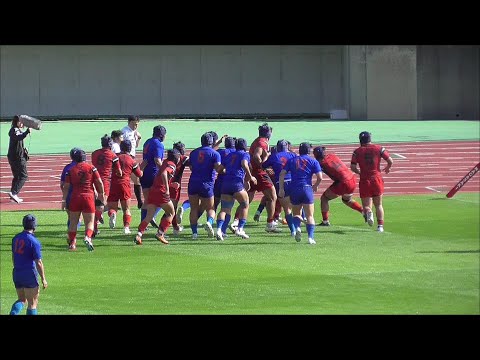 長崎北陽台　得点シーン⑧　後半１６分　第１０4回全国高校ラグビー大会長崎県決勝戦　長崎北陽台ＶＳ長崎南山　かきどまり陸上競技場　２０２4１１２３ thumbnail