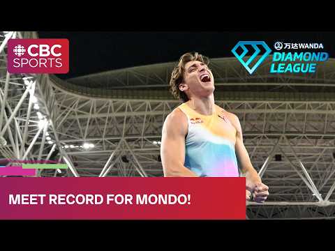 MEET RECORD for Mondo Duplantis in pole vault at season-opening Diamond League meet in Shanghai thumbnail