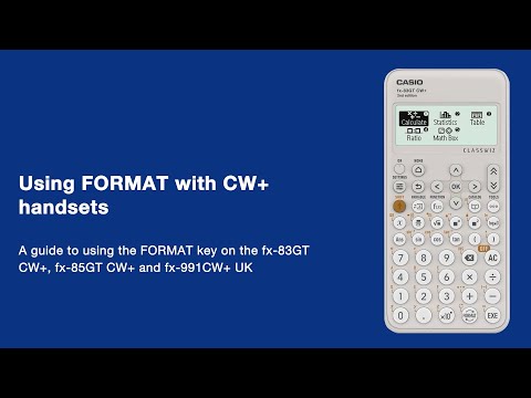 Using the Format key on CW+ Scientific Calculators thumbnail