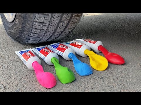 COCA COLA BALLOON VS CAR, Coca Cola Zero, PowerAde, Fanta, Sprite, Fruko and Mentos Diff Unde thumbnail