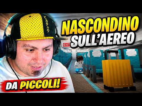 NASCONDINO SULL'AEREO GIGANTE DA PICCOLISSIMI SU MINECRAFT!! thumbnail