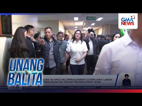 Pagbabasura ni VPSD ng impeachment complaint laban sa kaniya, pinalagan ng House... | Unang Hirit thumbnail