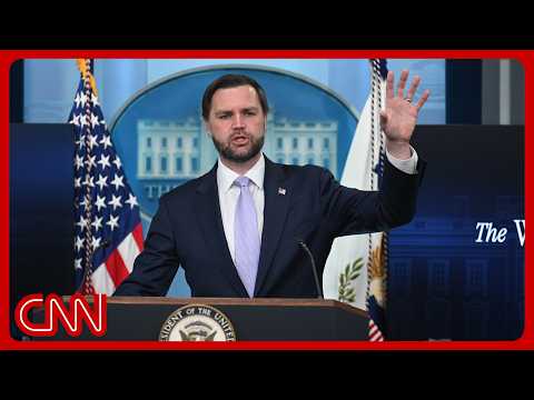 Iran agreement, GOP backlash, Israel & more: Full White House briefing with JD Vance thumbnail