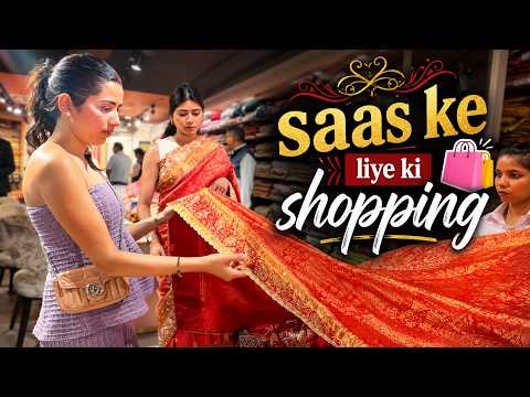 Hone Wali Saas Ji Ke Liye Khaas Saree Ki Shopping 💖 thumbnail