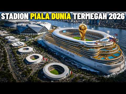 BARAT GAK MAU KALAH DARI BANGSA ARAB! Deretan Stadion Super Megah Piala Dunia 2026 thumbnail