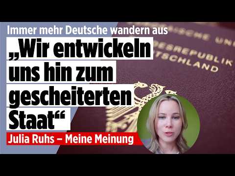 Neuer Rekord: Darum wandern immer mehr Deutsche aus | Julia Ruhs – Meine Meinung thumbnail