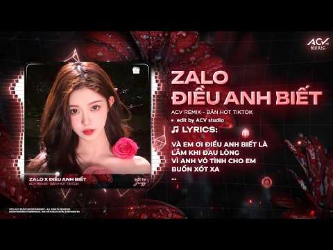 Điều Anh Biết Remix (Bản Nhạc Chuông Zalo Hot TikTok) - Và Em Ơi Điều Anh Biết Là Remix thumbnail