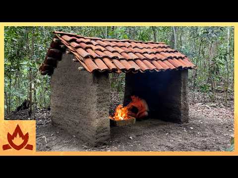 Primitive Technology: Two Walled Tiled Hut thumbnail