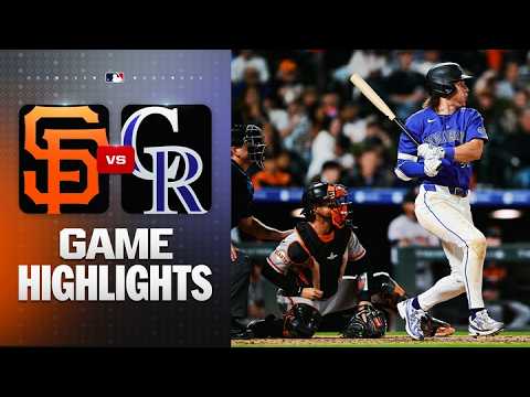 Giants vs. Rockies Game Highlights (5/30/26) | MLB Highlights thumbnail