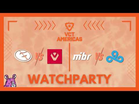 EG vs SEN & MIBR vs C9 | VCT Americas Stage 1 #VCTWatchParty | !patreon !merch thumbnail