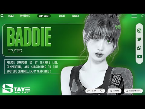 [HOT DEBUT] Baddie (나쁜 놈)  - "BADDIE" original by @IVEstarship .  thumbnail
