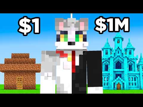 Mejorando Mi CASA de TIERRA a DIAMANTE en Minecraft! thumbnail